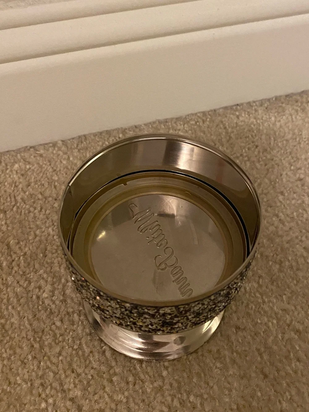 Bath & Body Works Glitter Pedestal 3-Wick Candle Holder - Picture 2 of 3
